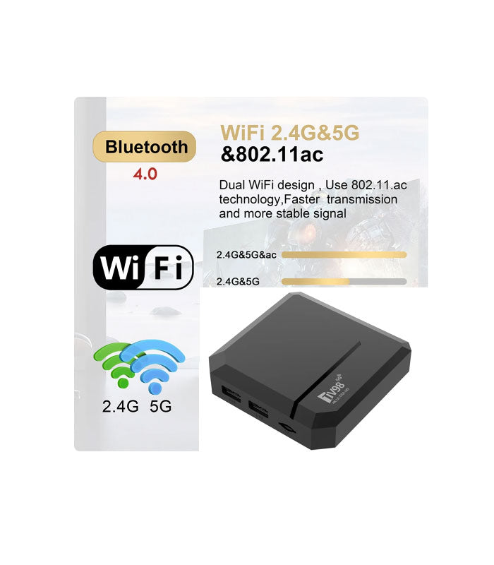 Android TV98 BT TV Box Allwinner H313 Quad Core 2GB & 16GB
