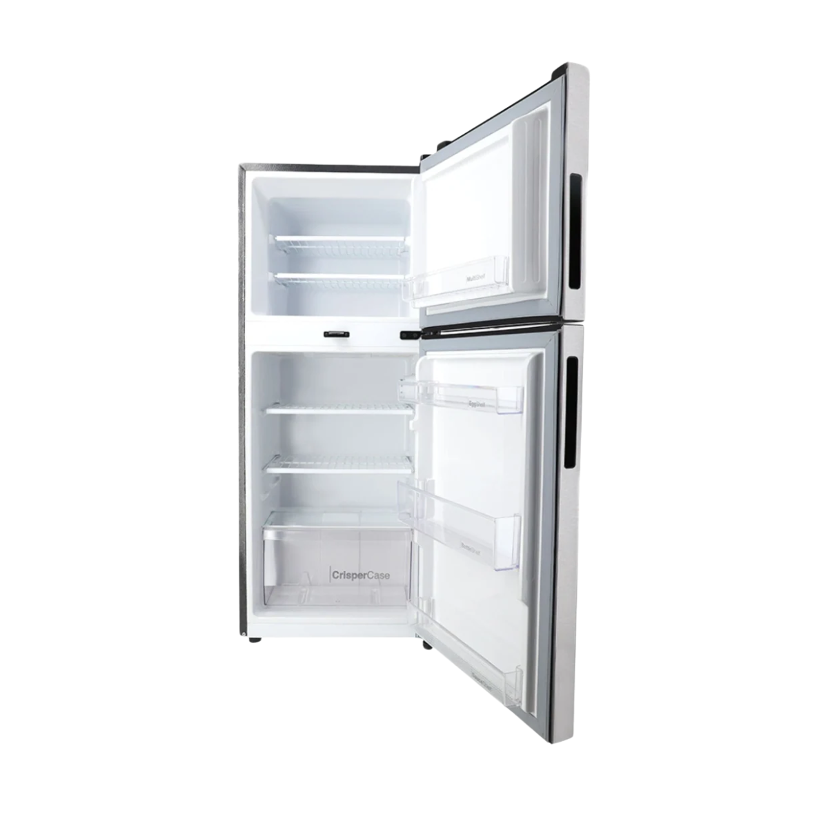 Dawlance 9160LF Chrome Pro Top Mount Refrigerator Hairline Silver