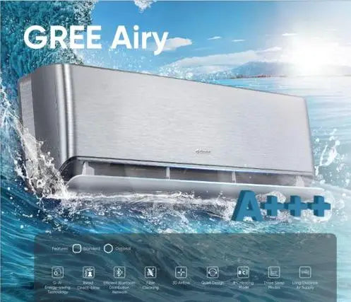 Gree 18AITH23 1.5 Ton Grey T3 DC Inverter R410a Air Conditioner