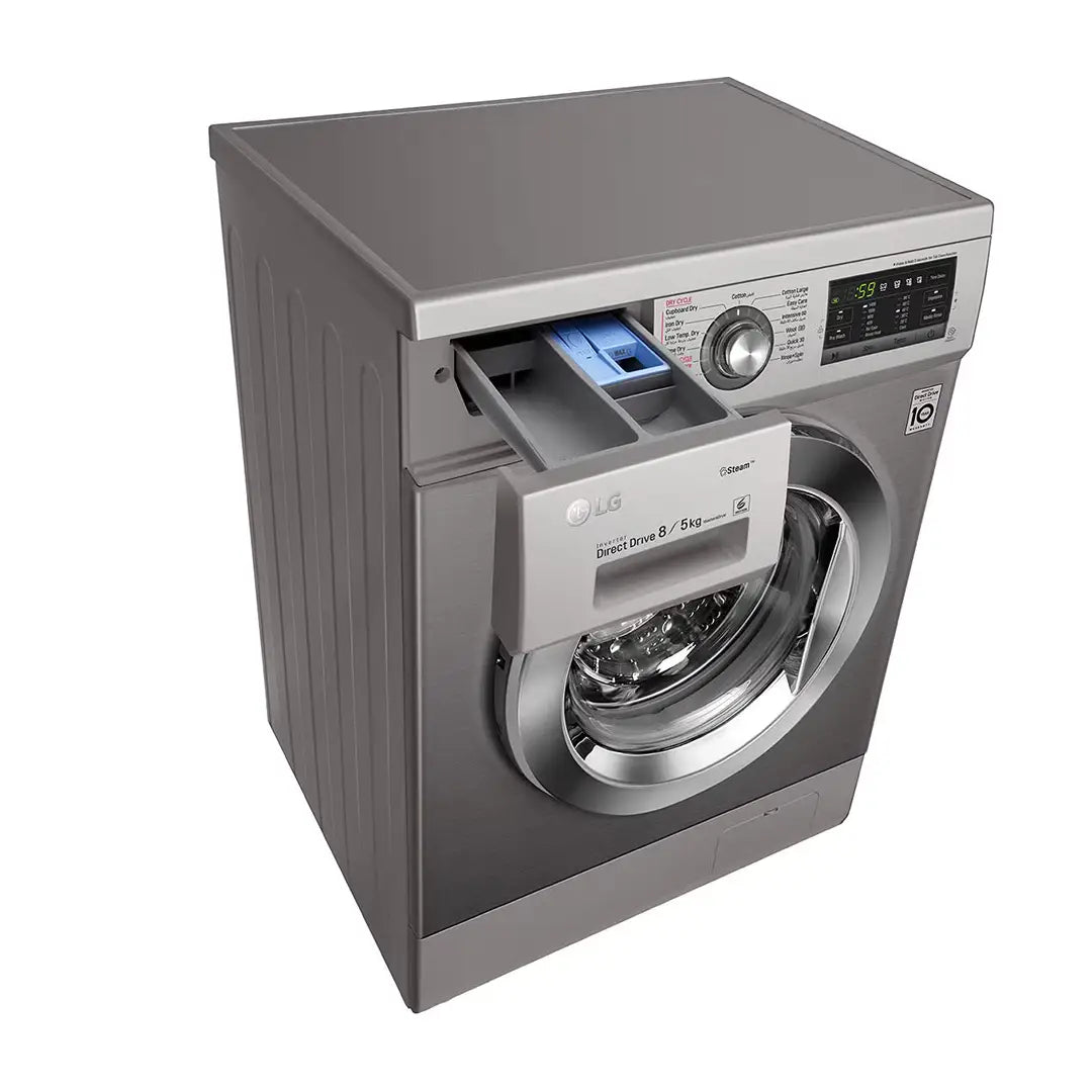 LG Front Load Washer & Dryer FH4G6TDG6 (8/5 Kg)