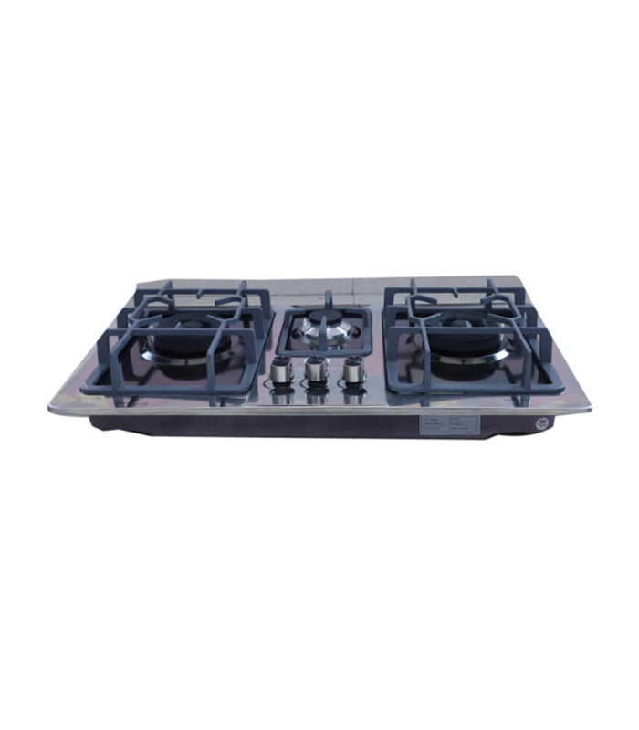 Nasgas DG-444 BK Kitchen Hob 3BRN