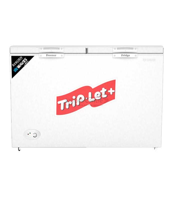 Waves 18Cft WDET-318TL Triplet Deep Freezer Steel