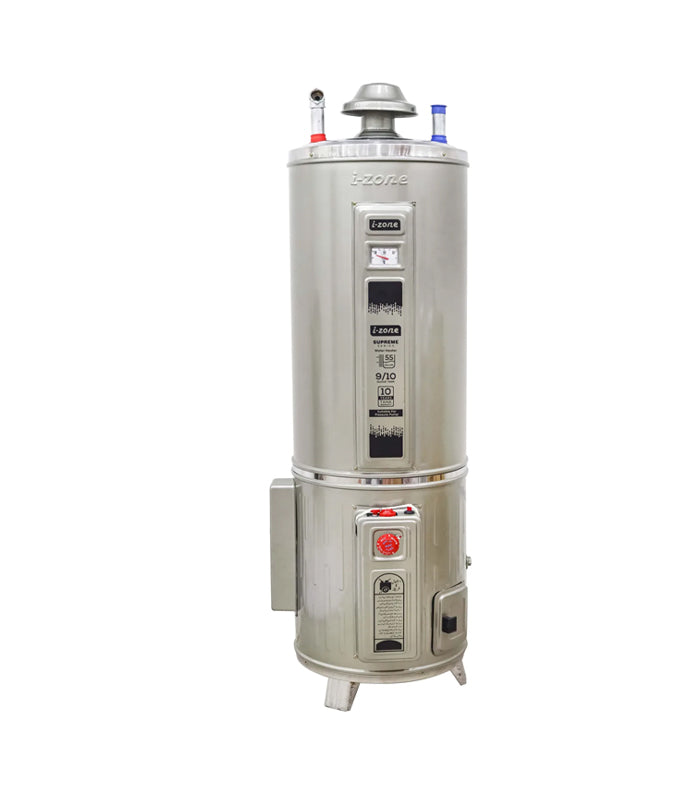i-Zone 55GLN Geyser Twin (Elec & Gas) Supreme Metallic