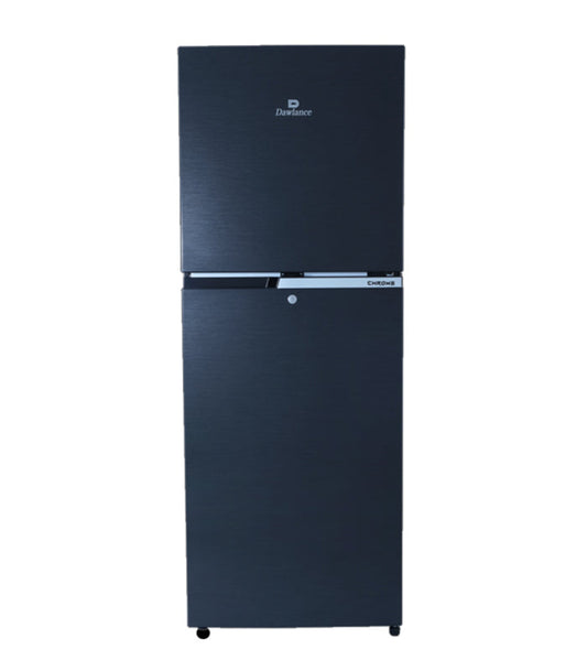 Dawlance 9140WB Chrome Refrigerator Hairline Black