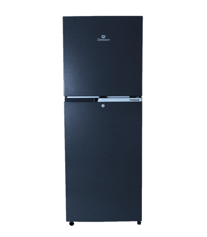 Dawlance 9149WB Chrome Refrigerator Hairline Black
