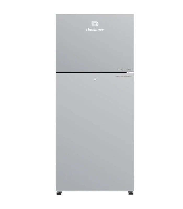 Dawlance 9191WB Chrome Pro Top Mount Refrigerator Hairline Silver price