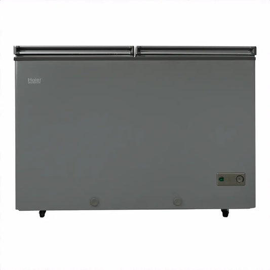 Haier HDF-385IG Double Door Inverter Deep Freezer Grey