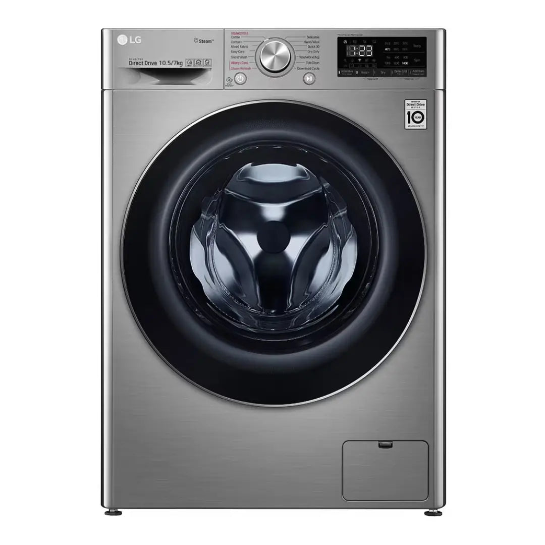 LG F4V5RGP2T Front Load Washer & Dryer 10.5kg/7Kg