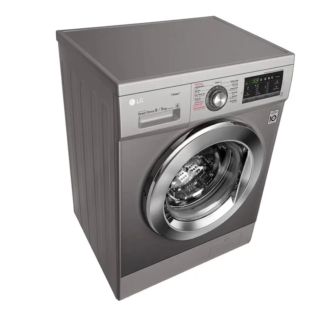 LG Front Load Washer & Dryer FH4G6TDG6 (8/5 Kg)