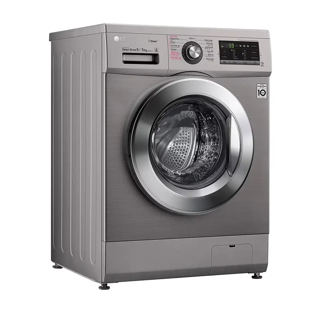 LG Front Load Washer & Dryer FH4G6TDG6 (8/5 Kg)