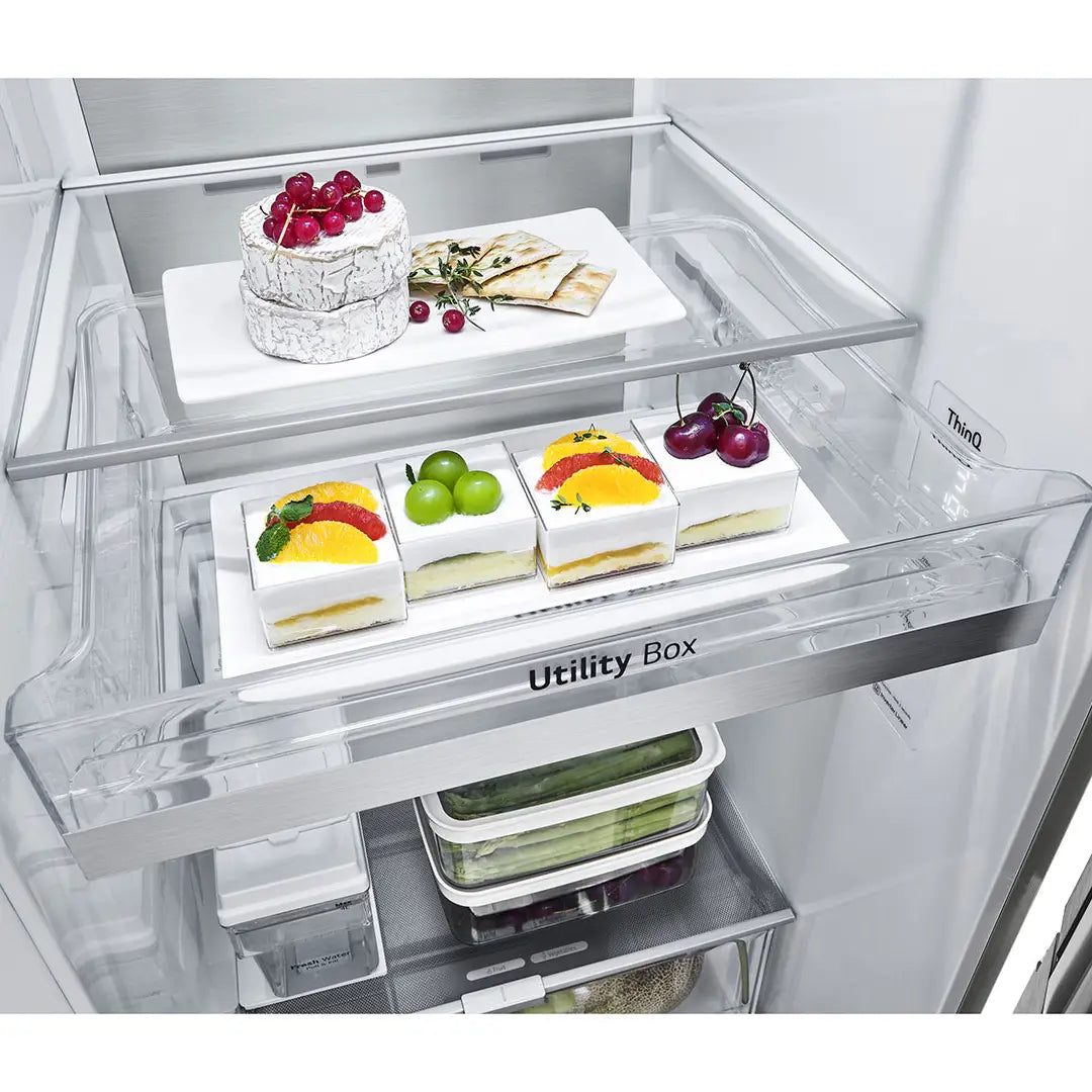LG GC-X257CSES Side By Side No Frost Inverter Refrigerator on Installment in Lahore 
