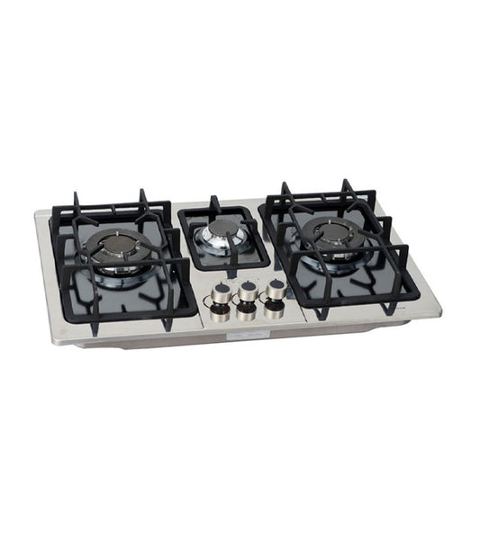 Nasgas DG-444 BK Kitchen Hob 3BRN