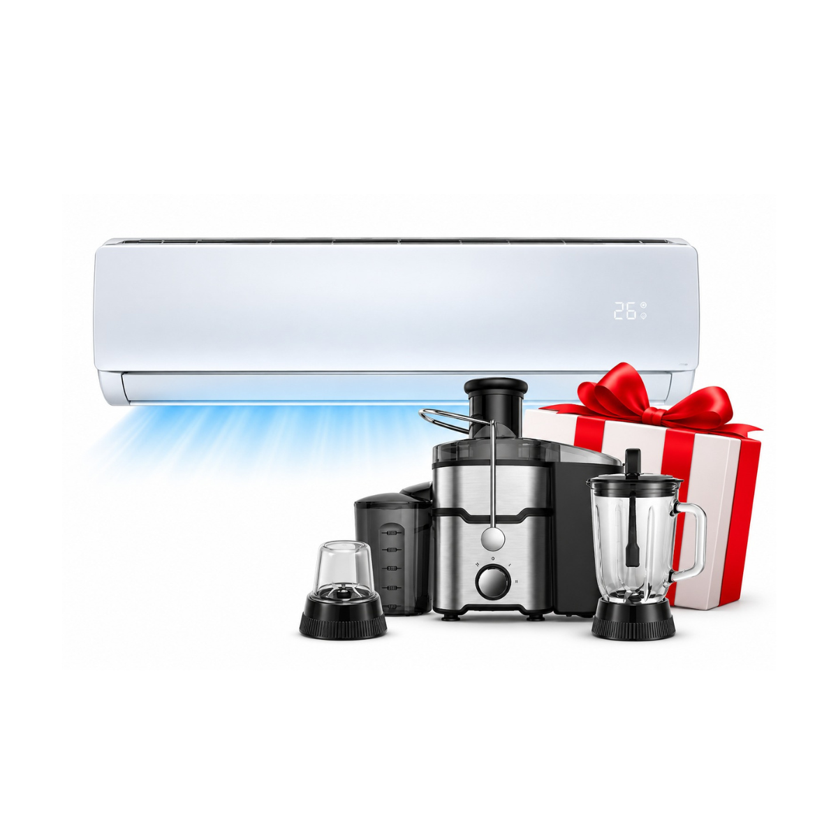 PEL InverterOn Atom 1.5 Ton Heat and Cool Air Conditioner