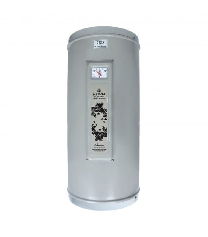 i-Zone 12Gallon Electric Water Heater BEIGE SS Top